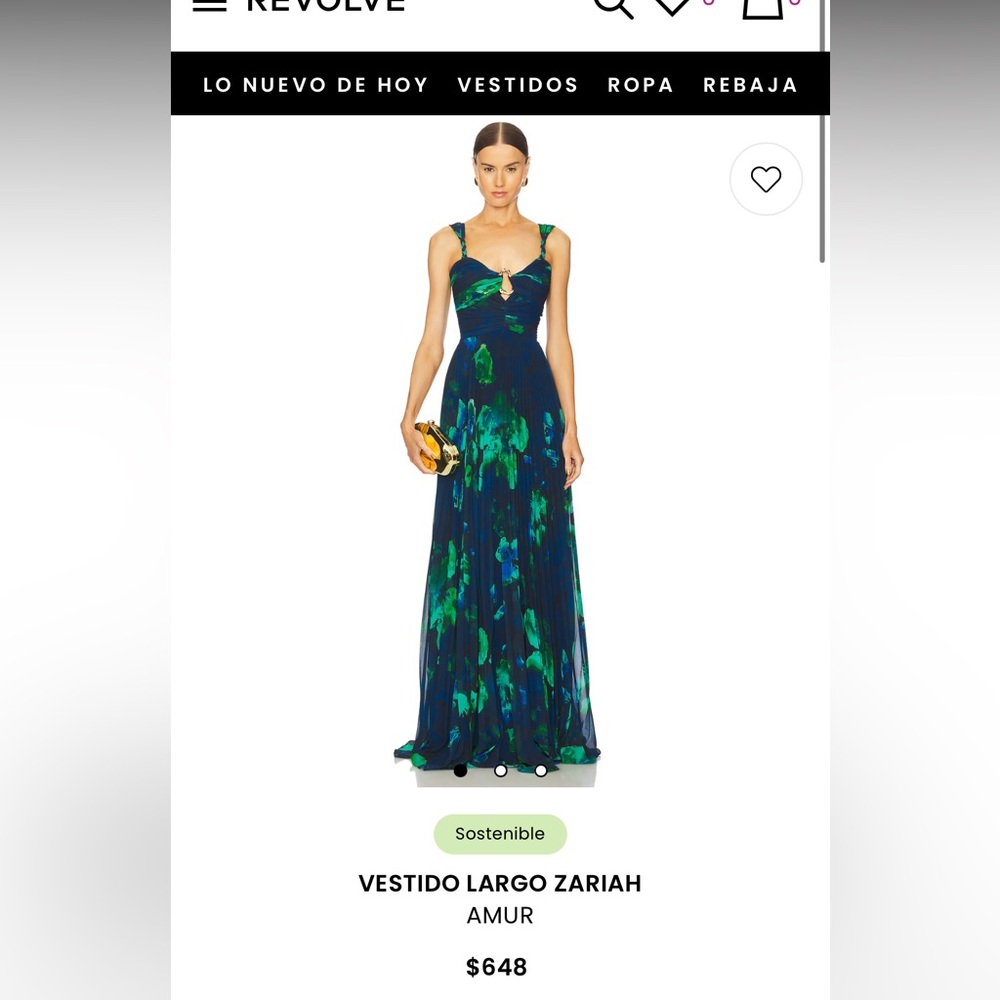 Zariah Women's Blue and Green Dress